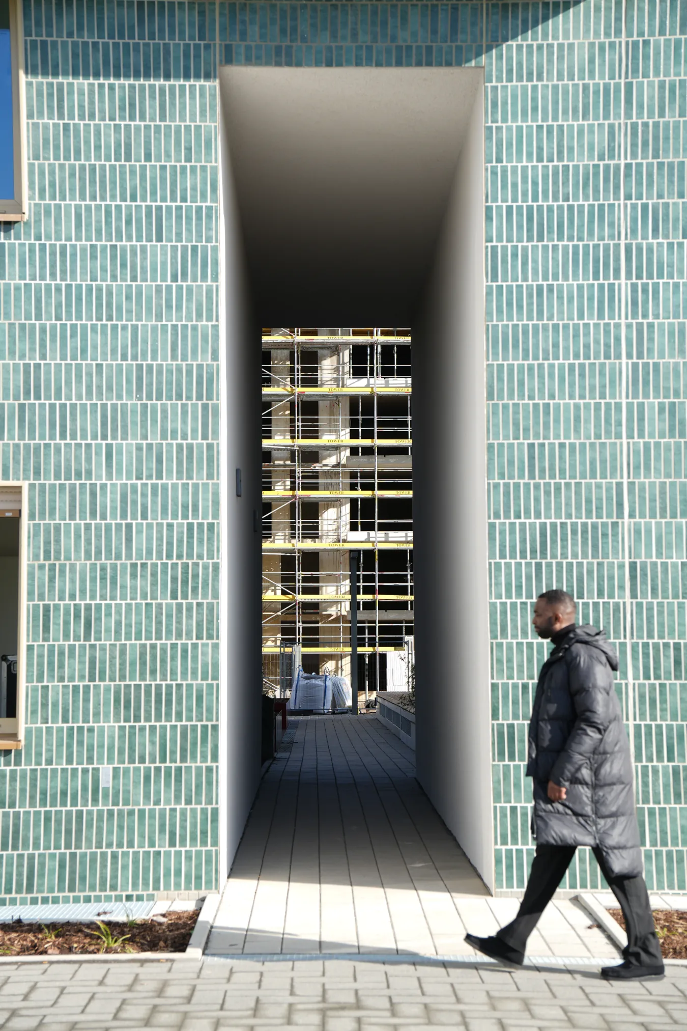 Architekturaufnahme aus dem Wohnprojekt Die Welle Köln