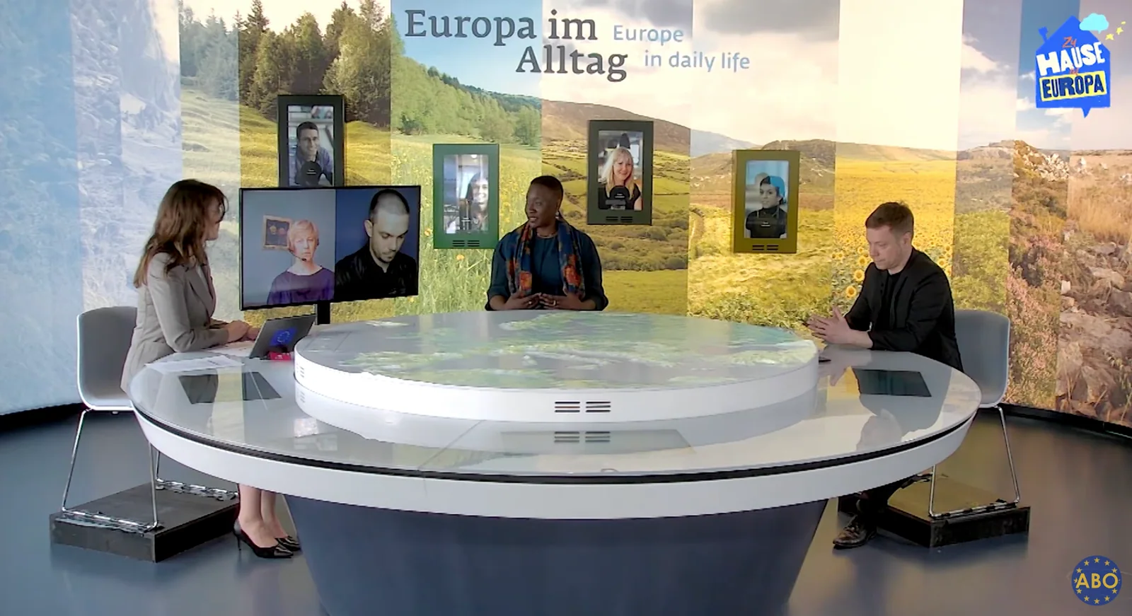 Studioformat „Zu Hause in Europa“ zum Europatag